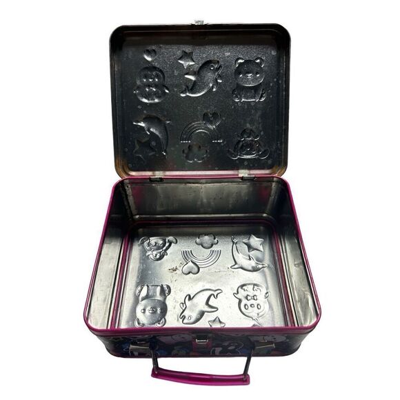 Seaworld Loungefly Metal Lunch Box Whale Rainbow Dolphin - Picture 5 of 8